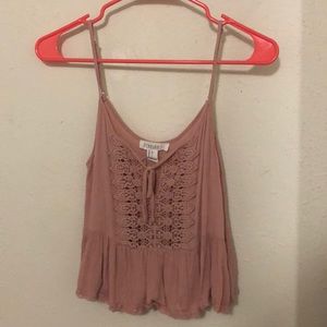 Pink Forever 21 crop top tank
